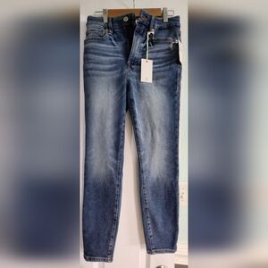 Good American High-Rise Skinny Jeans in Blue